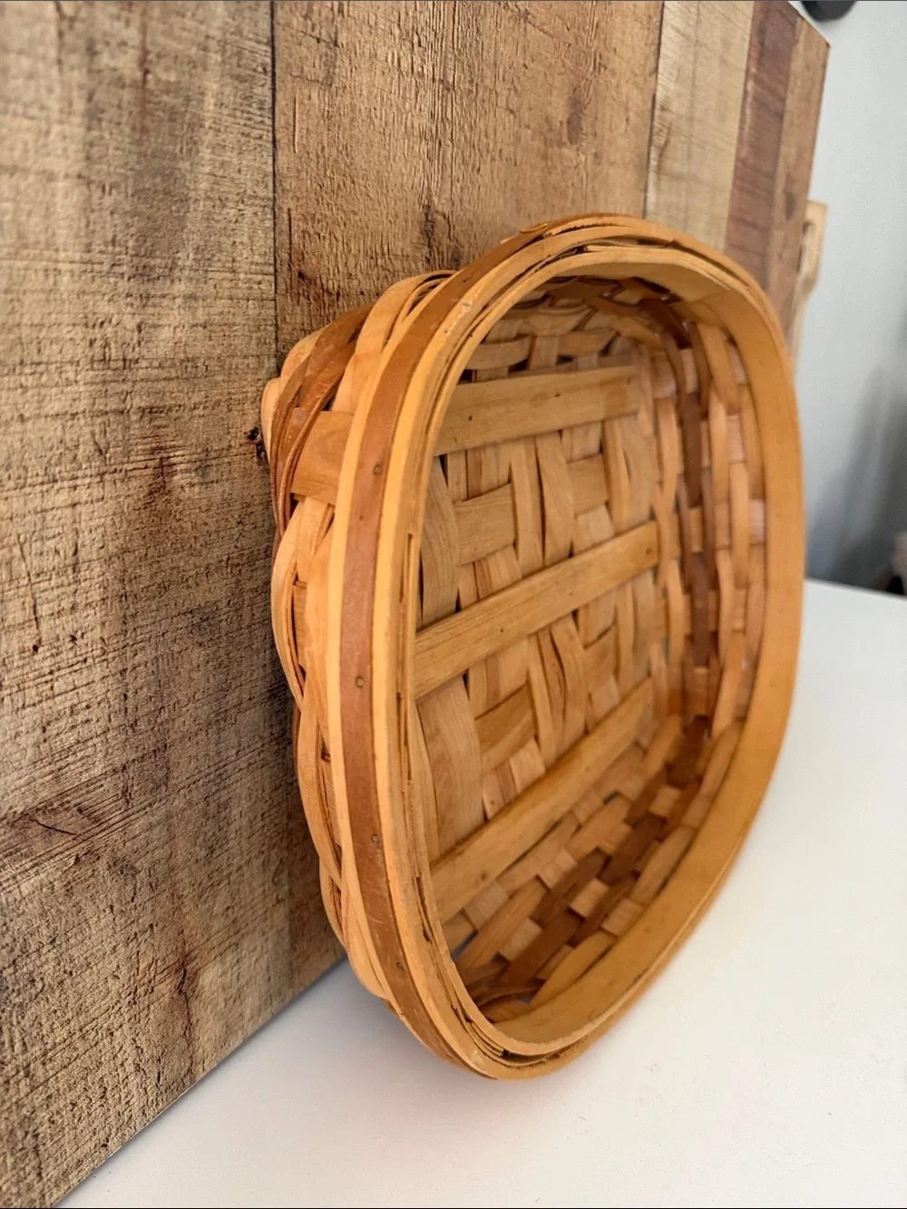 Woven Decorative Basket - Natural Brown